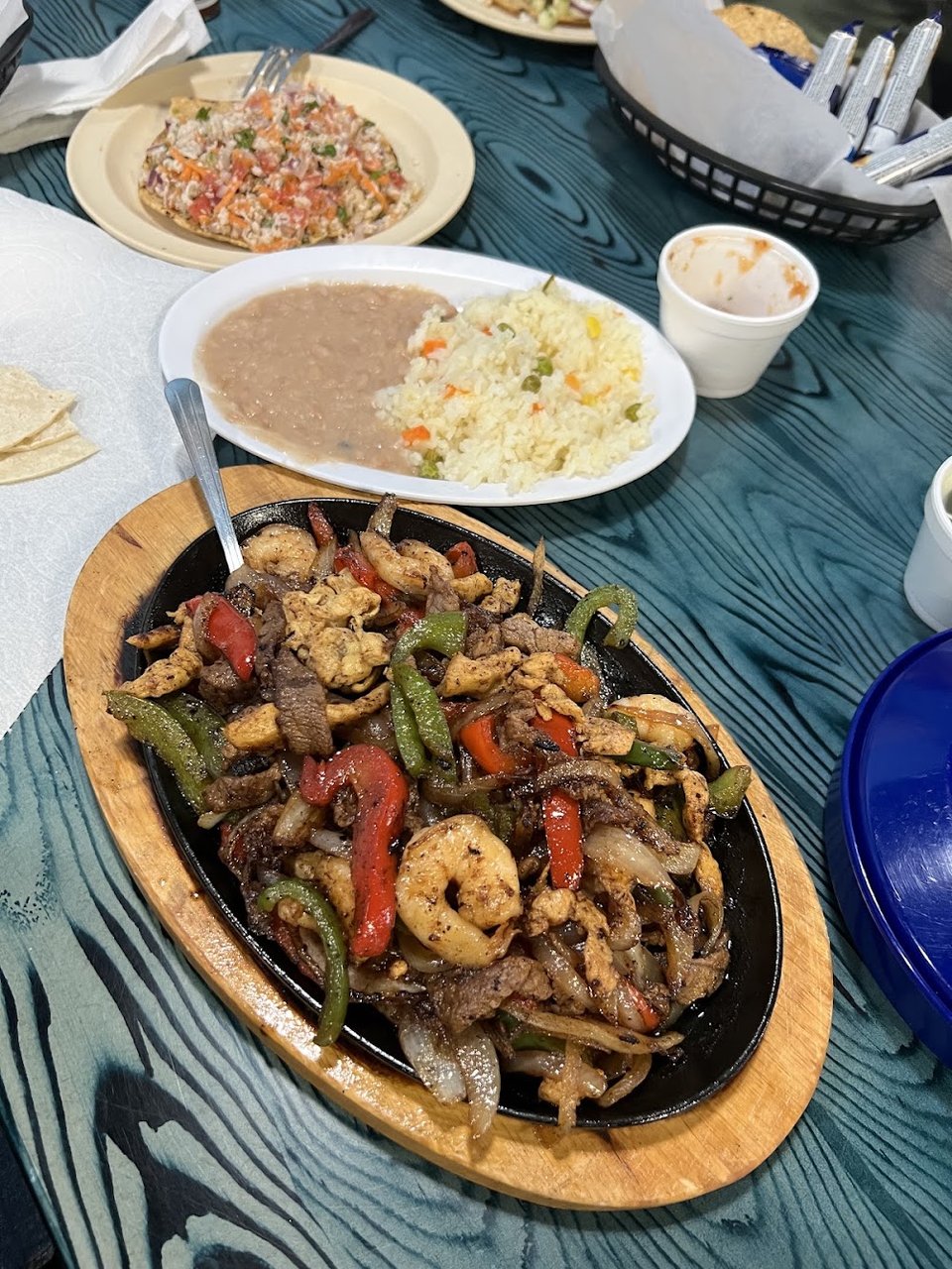 Fajitas Con Camarón